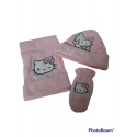 HELLO KITTY CUFFIA SCIARPA E MUFFOLA