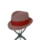 CAPPELLO TRILBY SCOZZESE ROSSO