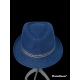 CAPPELLO TRILBY PANIZZA NASTRO BICOLORE