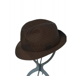 CAPPELLO ZENITH 100% COTONE FANTASIA MARRONE