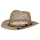 CAPPELLO COWBOY CON CORDINO 100% PAGLIA