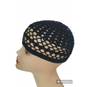 CAPPELLO PAPALINA CON STRASS 100% COTONE