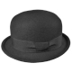 CAPPELLO BOMBETTA NERO 100% FELTRO LANA