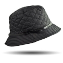 CAPPELLO CLOCHE IMPERMEABILE TRAPUNTATO 100% NYLON