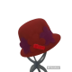 CAPPELLO CLOCHE FELTRO LANA CON FIORI