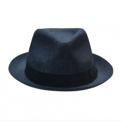 CAPPELLO TRILBY COTONE NERO