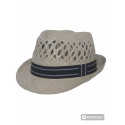 CAPPELLO TRILBY TRAFORATO 100% PAGLIA