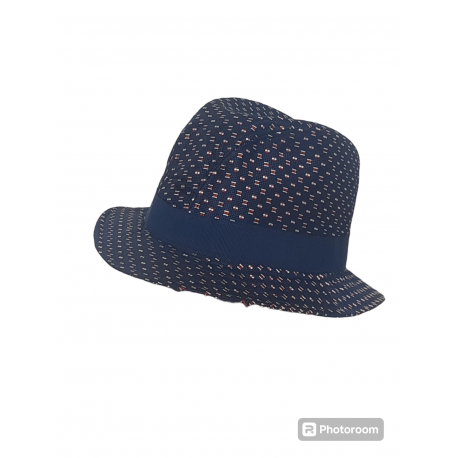 CAPPELLO CASUAL FANTASIA CRAVATTA BLU