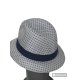 CAPPELLO CASUAL FANTASIA CRAVATTA GRIGIO CHIARO