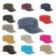 CAPPELLO MODELLO ARMY COTONE LAVATO