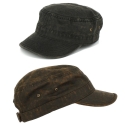 CAPPELLO FIDEL ARMY TESSUTO INVECCHIATO MARRONE 100% COTONE