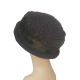 CAPPELLO CLOCHE MAGLIA + ECOPELO