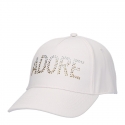 CAPPELLO BASEBALL CON SCRITTE STRASS