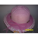 CAPPELLO DONNA IN PAGLIA ROSA